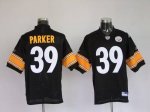 Jerseys Factory Cheap Steelers #39 Willie Parker Black Stitched