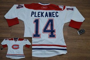 Jerseys Factory Cheap Canadiens #14 Tomas Plekanec Embroidered W