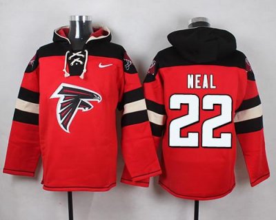 Jerseys Factory Cheap Nike Falcons #22 Keanu Neal Red Player Pul