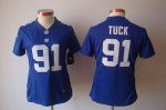 Jerseys Factory Cheap Nike Giants #91 Justin Tuck Royal Blue Tea