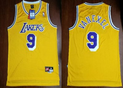 Jerseys Factory Cheap Mitchell And Ness Lakers #9 Nick Van Exel