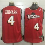 Jerseys Factory Cheap Pistons #4 Joe Dumars Red Nike Throwback S