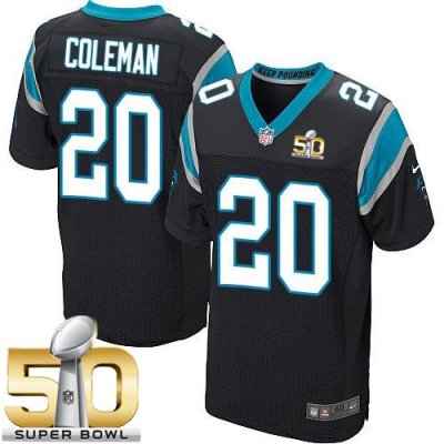 Jerseys Factory Cheap Nike Panthers #20 Kurt Coleman Black Team