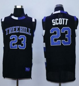 Jerseys Factory Cheap One Tree Hill Ravens #23 Nathan Scott Blac