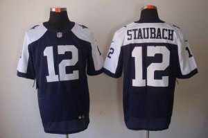 Jerseys Factory Cheap Nike Cowboys #12 Roger Staubach Navy Blue