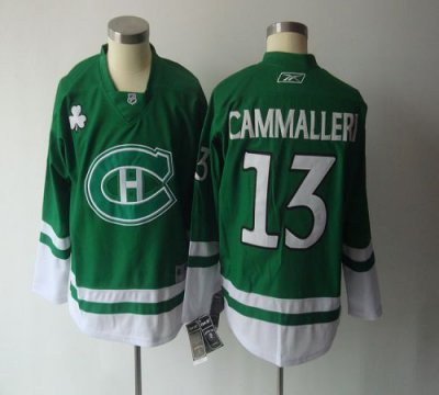 Jerseys Factory Cheap Canadiens #13 Michael Cammalleri Green St.