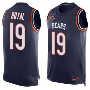 Jerseys Factory Cheap Nike Bears #19 Eddie Royal Navy Blue Team