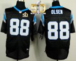 Jerseys Factory Cheap Nike Panthers #88 Greg Olsen Black Team Co