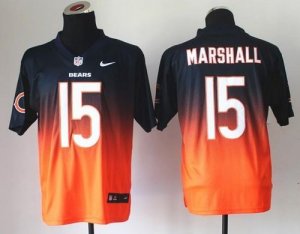 Jerseys Factory Cheap Nike Bears #15 Brandon Marshall Navy Blue/