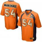 Jerseys Factory Cheap Nike Broncos #54 Brandon Marshall Orange T