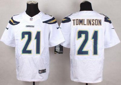 Jerseys Factory Cheap Nike Chargers #21 LaDainian Tomlinson Whit