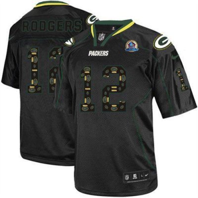 Jerseys Factory Cheap Nike Packers #12 Aaron Rodgers New Lights