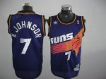 Jerseys Factory Cheap Suns #7 K Johnson Throwback Purple Stitche