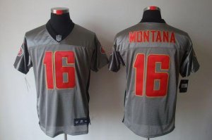 Jerseys Factory Cheap Nike 49ers #16 Joe Montana Grey Shadow Men