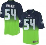 Jerseys Factory Cheap Nike Seahawks #54 Bobby Wagner Steel Blue/