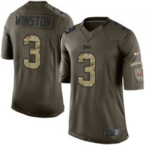 Jerseys Factory Cheap Nike Buccaneers #3 Jameis Winston Green Me