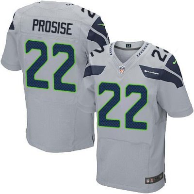 Jerseys Factory Cheap Nike Seahawks #22 C. J. Prosise Grey Alter