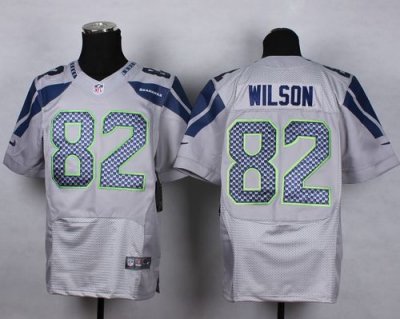 Jerseys Factory Cheap Nike Seahawks #82 Luke Willson Grey Altern