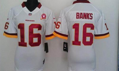 Jerseys Factory Cheap Nike Redskins #16 Brandon Banks White With