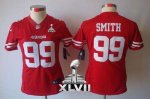 Jerseys Factory Cheap Nike 49ers #99 Aldon Smith Red Team Color