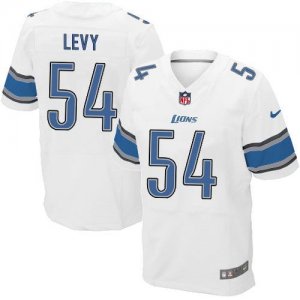 Jerseys Factory Cheap Nike Lions #54 DeAndre Levy White Men's St