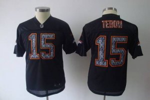 Jerseys Factory Cheap Sideline Black United Broncos #15 Tim Tebo