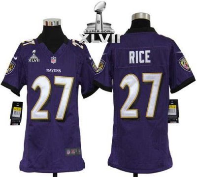 Jerseys Factory Cheap Nike Ravens #27 Ray Rice Purple Team Color