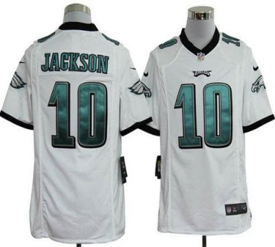 Jerseys Factory Cheap Nike Eagles #10 DeSean Jackson White Men's