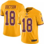 Jerseys Factory Cheap Nike Redskins #18 Josh Doctson Gold Men's