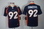 Jerseys Factory Cheap Nike Broncos #92 Elvis Dumervil Blue Alter