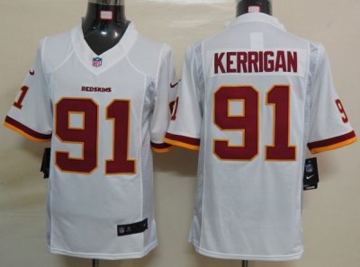 Jerseys Factory Cheap Nike Redskins #91 Ryan Kerrigan White Men'