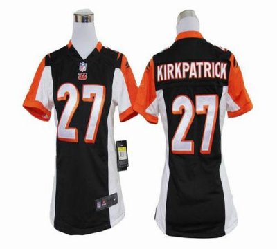 Jerseys Factory Cheap Nike Bengals #27 Dre Kirkpatrick Black Tea