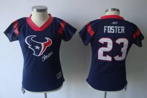Jerseys Factory Cheap Texans #23 Arian Foster Blue 2011 Women's
