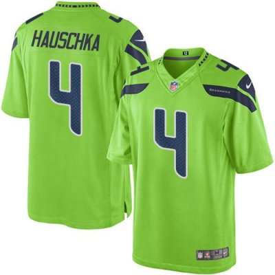 Jerseys Factory Cheap Nike Seahawks #4 Steven Hauschka Green Men