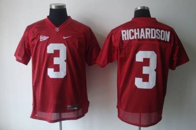 Jerseys Factory Cheap Crimson Tide #3 Trent Richardson Red Embro