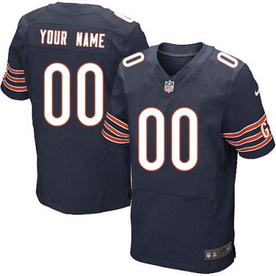 Jerseys Factory Cheap Nike Chicago Bears Customized Navy Blue Em