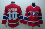 Jerseys Factory Cheap Canadiens #10 Guy Lafleur Embroidered Red