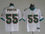 Jerseys Factory Cheap Dolphins Joey Porter #55 White Stitched NF