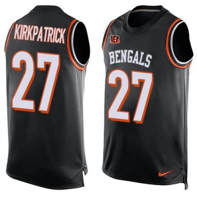 Jerseys Factory Cheap Nike Bengals #27 Dre Kirkpatrick Black Tea