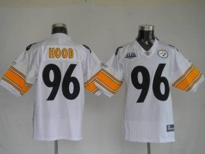 Jerseys Factory Cheap Steelers #96 Evander Hood White Stitched N