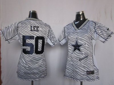Jerseys Factory Cheap Nike Cowboys #50 Sean Lee Zebra Women's Em