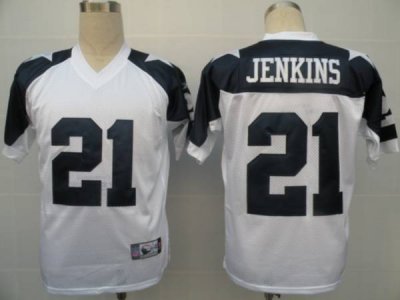 Jerseys Factory Cheap Cowboys #21 Mike Jenkins White Thanksgivin