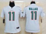Jerseys Factory Cheap Nike Dolphins #11 Mike Wallace White Women