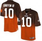 Jerseys Factory Cheap Nike Browns #10 Robert Griffin III Brown/O