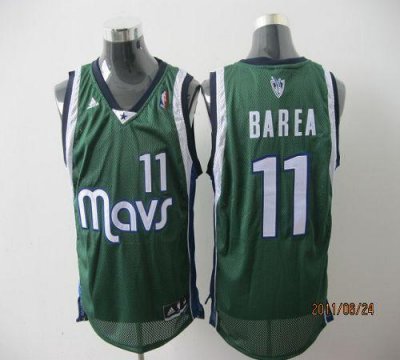 Jerseys Factory Cheap Mavericks #11 Jose Barea Green Revolution