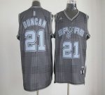 Jerseys Factory Cheap Spurs #21 Tim Duncan Black Rhythm Fashion
