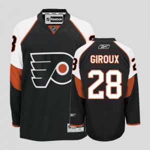 Jerseys Factory Cheap Flyers #28 Claude Giroux Embroidered Black