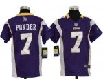 Jerseys Factory Cheap Nike Vikings #7 Christian Ponder Purple Te