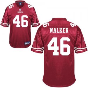 Jerseys Factory Cheap 49ers #46 Delanie Walker Red Stitched NFL