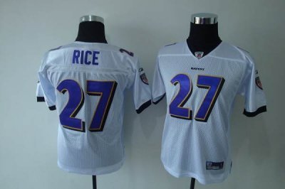 Jerseys Factory Cheap Ravens #27 Ray Rice White Stitched NFL Jer